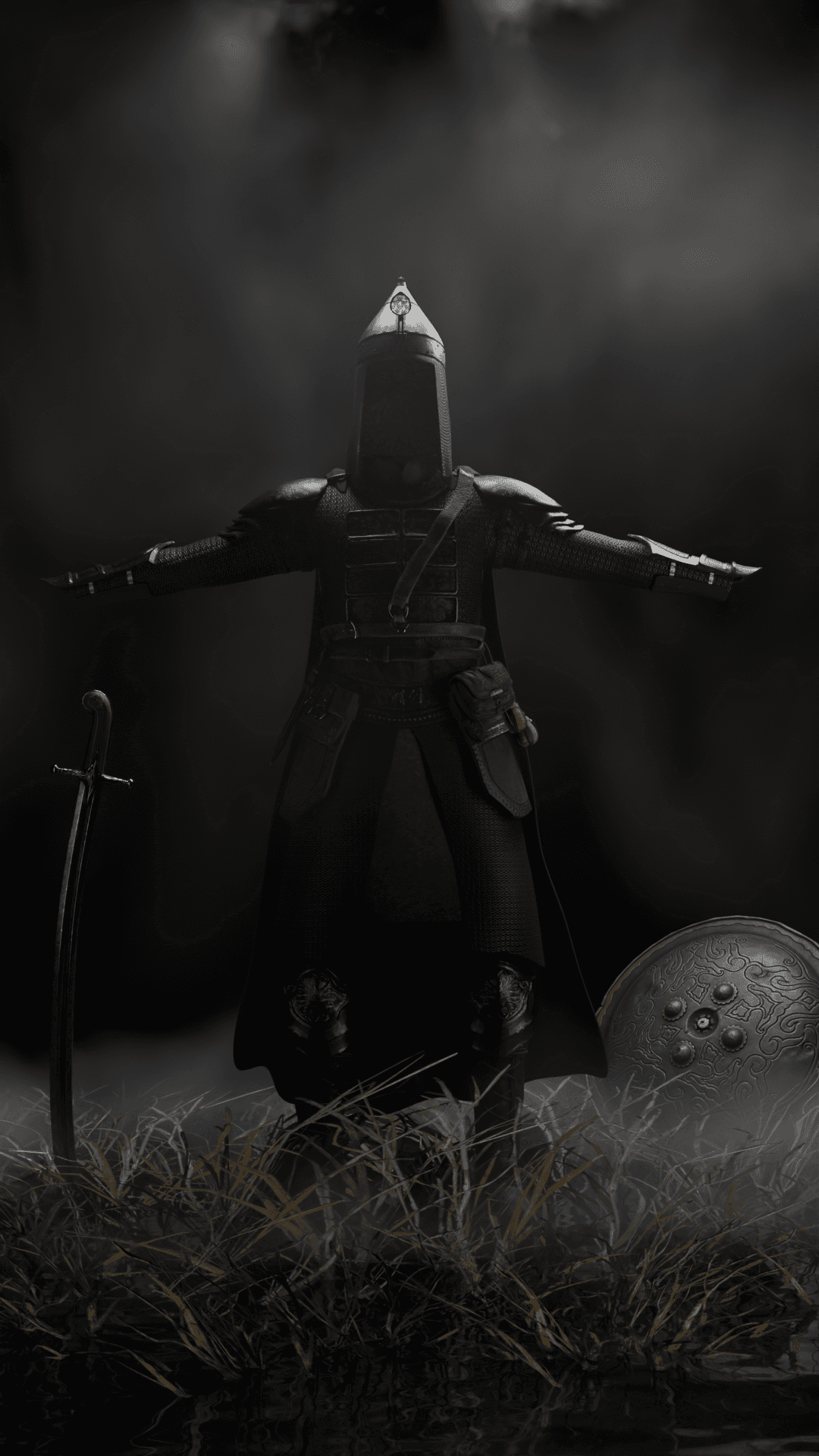 Turkic warrior with sword